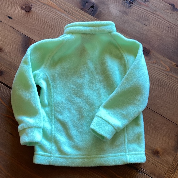 Columbia Fleece size 18-24 Months green Excellent condition pockets full zip - Picture 4 of 11